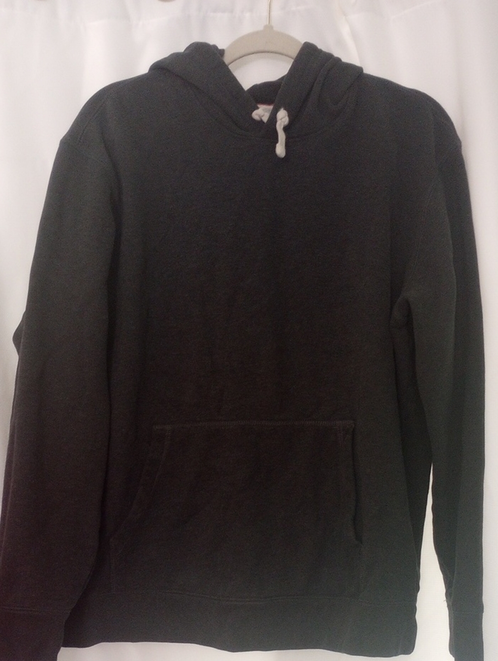 Lands' End Men's Charcoal Gray Pullover Hoodie